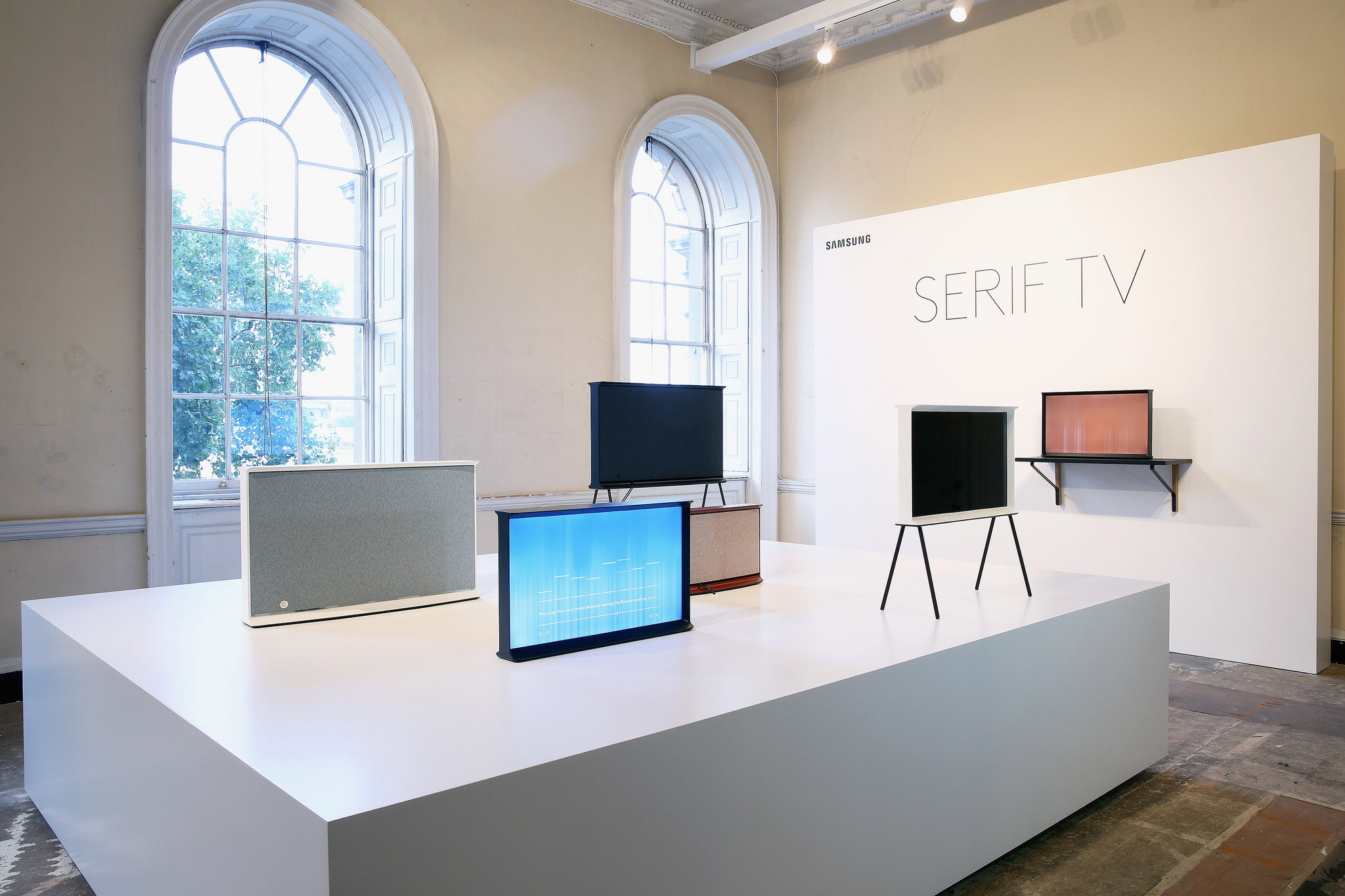 Bouroullec Brothers Designed Samsung Serif TV Launches at London Design Festival