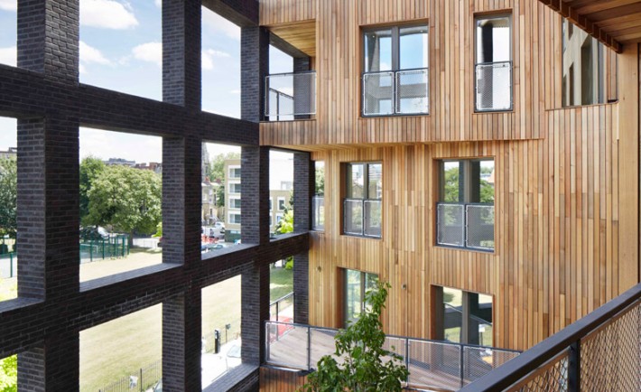 The Cube: Hawkins Brown Complete Cross Laminated Timber Building