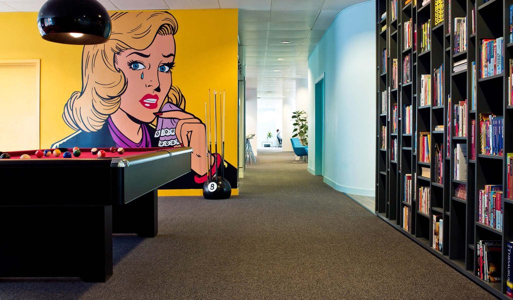 Funky Meets Functional in Callender Howorth’s redesign of Flamingo’s London office space