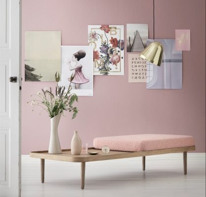 Who Will Be Transforming Our Interiors In 2016 - Scandinavian Day Bed In Pantone 2016 Colour Rose Quartz