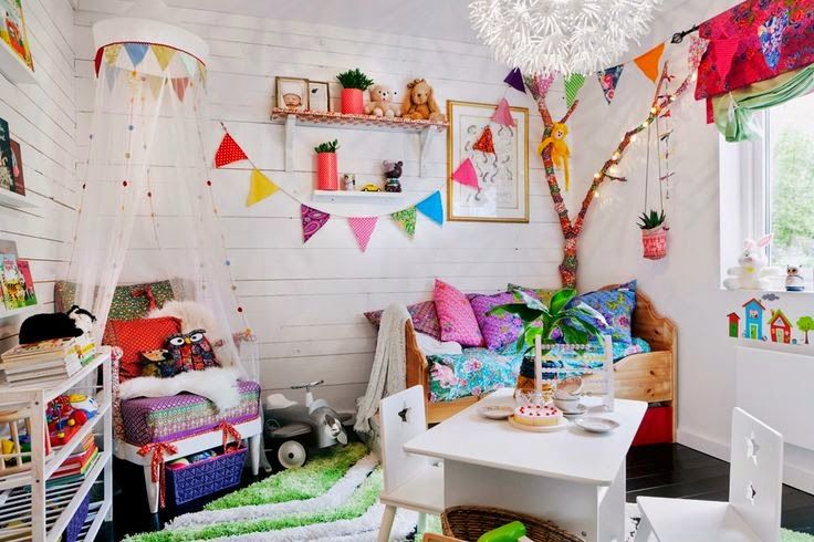 Eclectic playroom