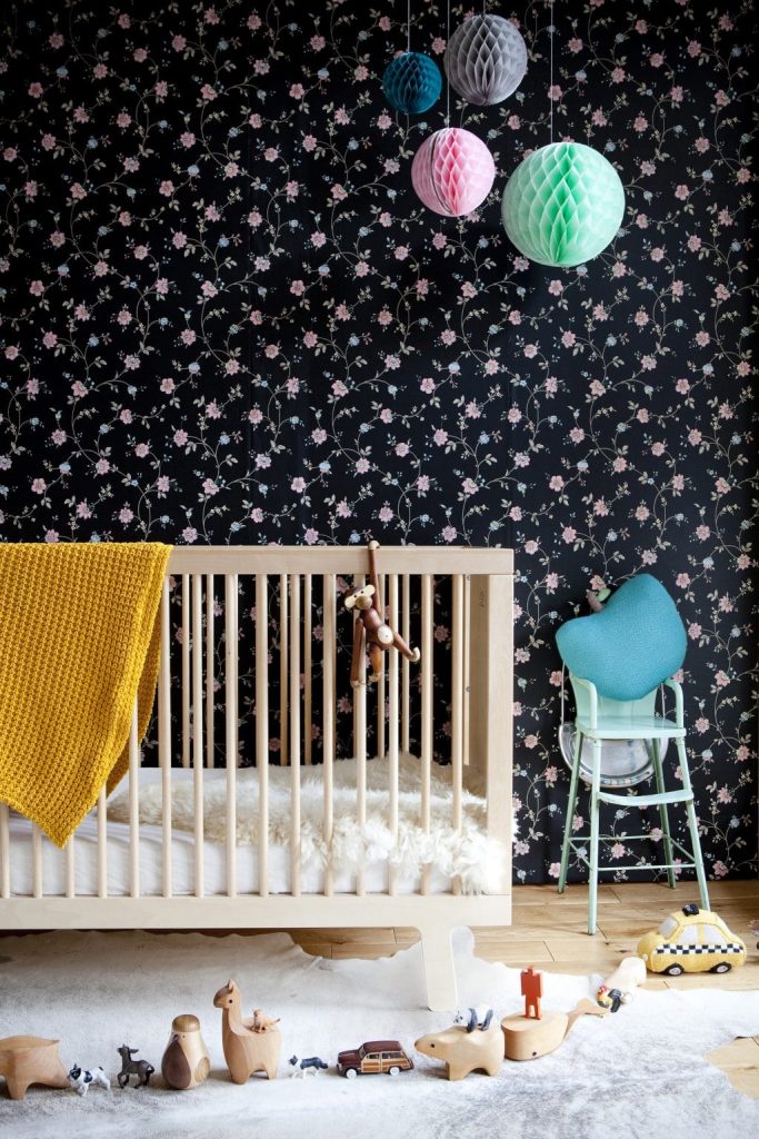 Floral themed nursery