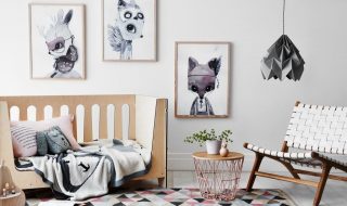 Modern scandi chic nursery