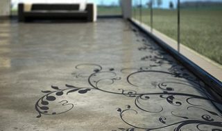 What Are The Finishing Options Available For Concrete Floors? Stencilled Concrete