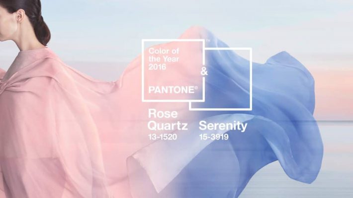 Pantone Colour of the Year 2016: Rose Quartz and Serenity