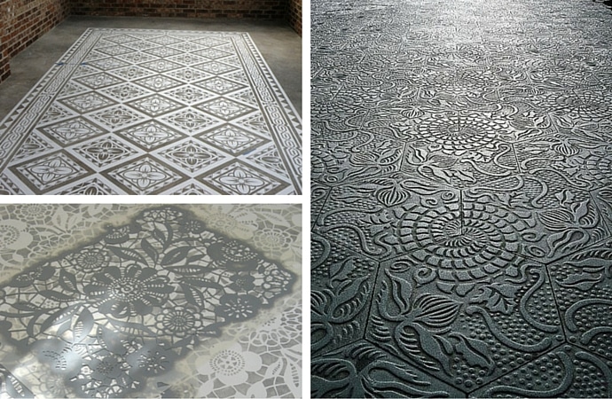 What Are The Finishing Options Available For Concrete Floors? Stencilled Concrete