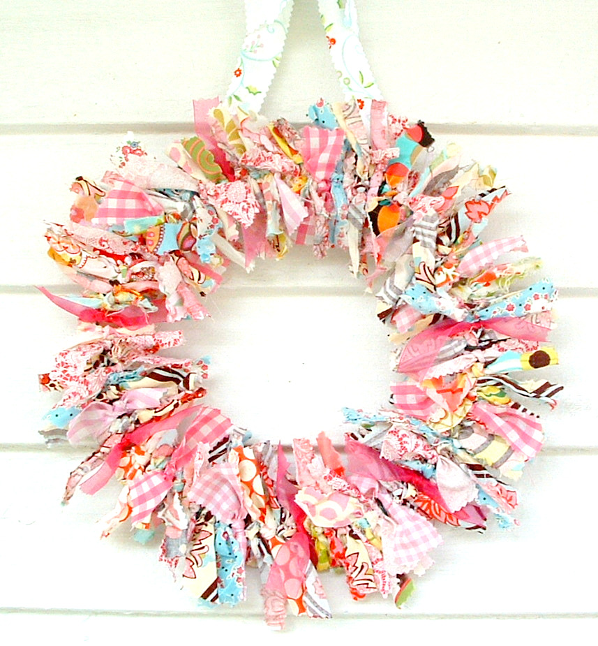 Shabby Chic Door Wreath