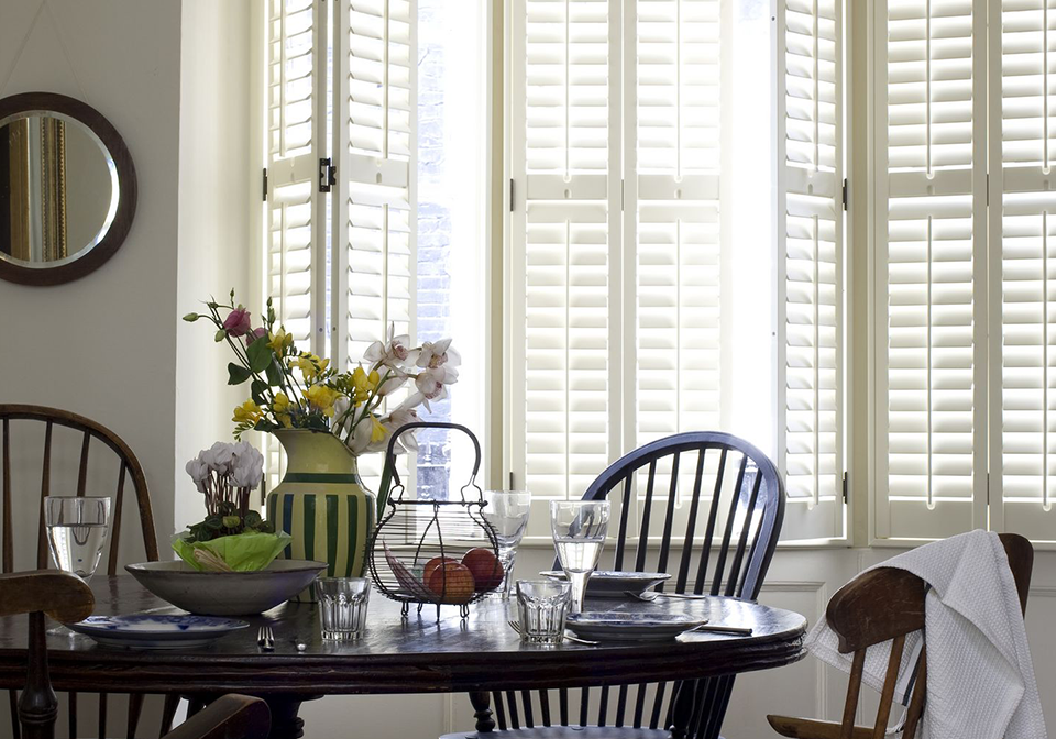 Designing A Practical And Stylish Kitchen - Full Height Window Shutters