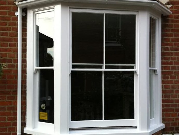 London Sash Windows - Original sash window draught proofed and decorated