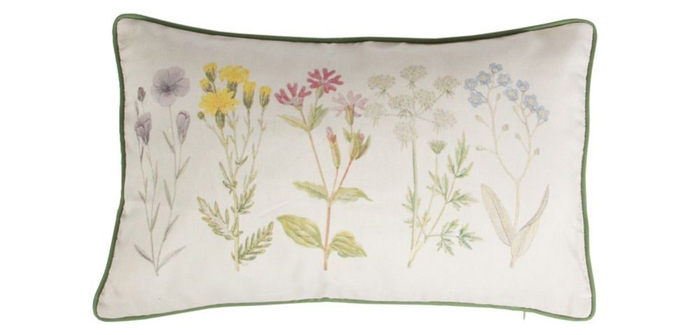 wildflowers cushion