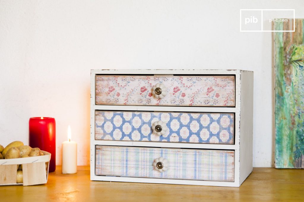 wildflowers mini chest of drawers