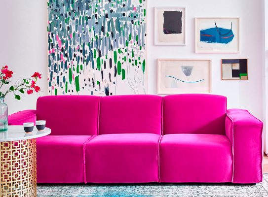 Fuchsia Sofa - 5 Of The Best Home Improvement Tips For 2018 - Image From IdealHome.co.uk - Arlo & Jacob Sofa