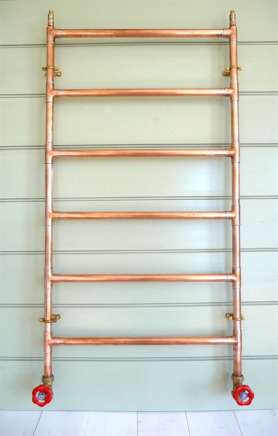 Radiators reimagined! 10 beautiful radiators that'll make you say WOW - COPPER HAND TOWEL RADIATOR