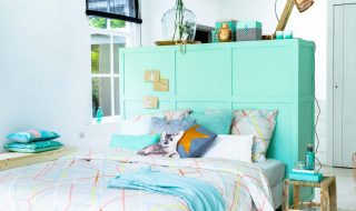 Make The Most Of Your Space - Image From vtwonen.nl - Headboard And Room Divider In One