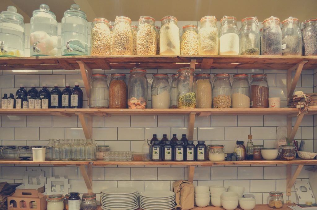 Open Pantry, Kitchen Shelves