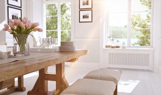 Bright Room, Kitchen, Dining Room, White Room
