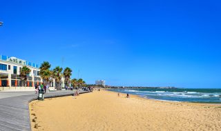 St Kilda Beach in Melbourne, Australia