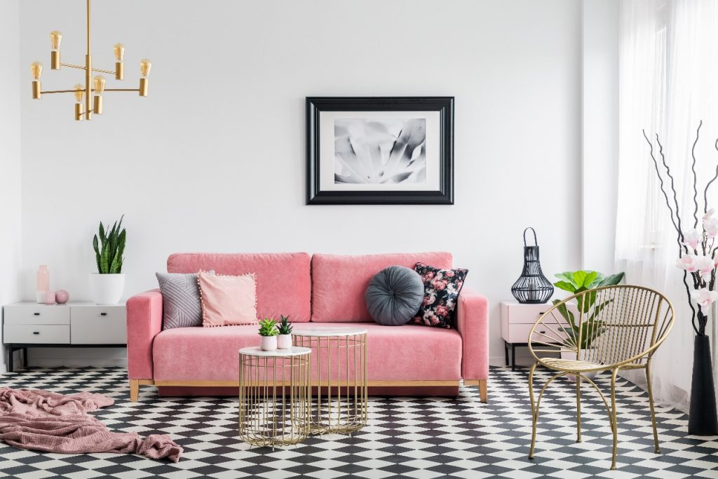 Pink Sofa