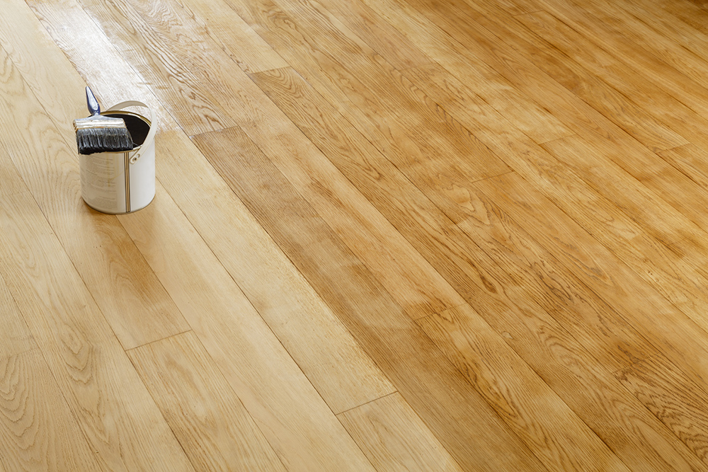 Oiled wood flooring