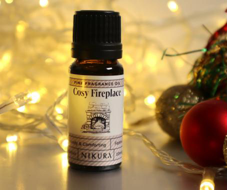 Christmas Fragrance Oils by Nikura.com - Cosy Fireplace