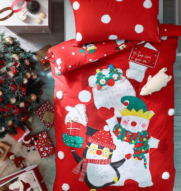 Santa Duvet Cover and Pillowcase Set with Envelope For Letters To Santa from Next for £22.00 - £40.00.